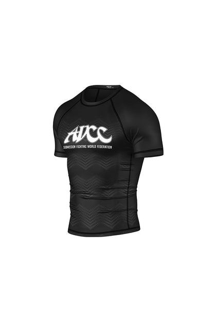 ADCC Blacked Rash Guard Short Sleeve