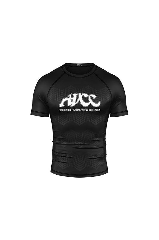 ADCC Blacked Rash Guard Short Sleeve