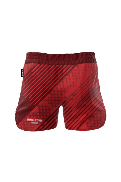 ADCC Red Womens No Gi Fight Shorts