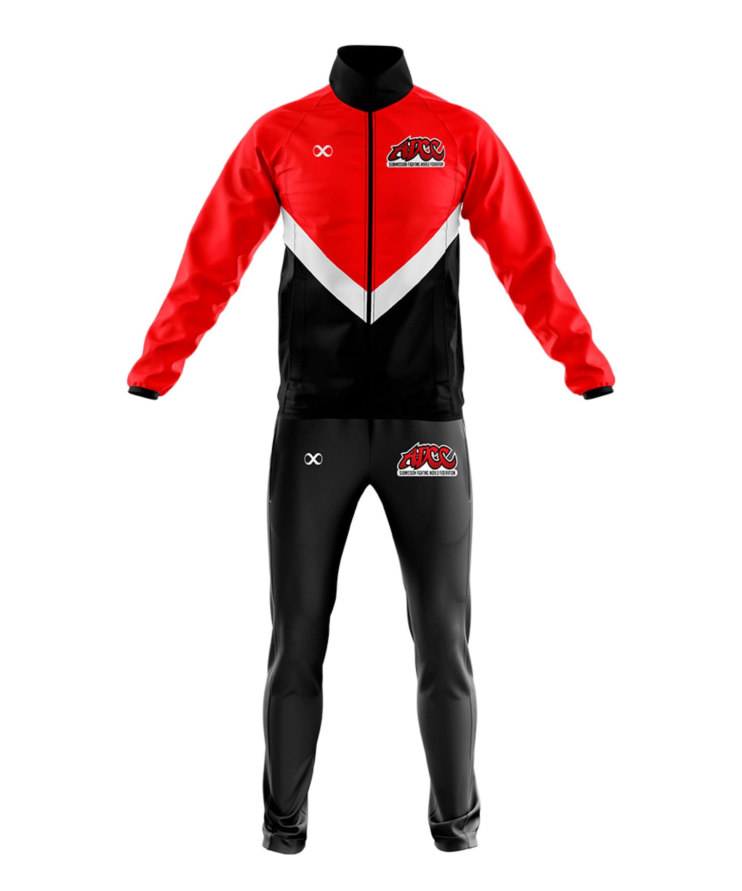 ADCC Tracksuit RED BLACK