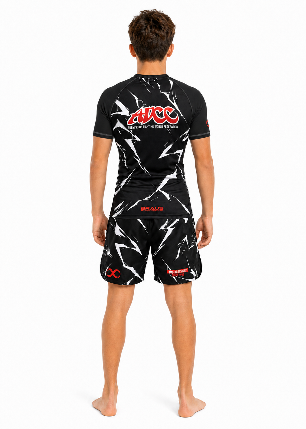 ADCC Lightning Fight Shorts Black Kids