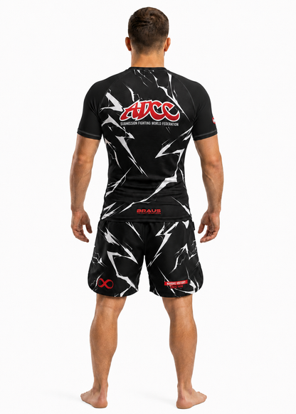 ADCC Lightning No Gi Fight Shorts Black Adults